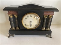 Antique Sessions Mantle Clock w/ Key