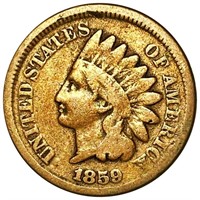 1859 Indian Head Penny NICELY CIRCULATED