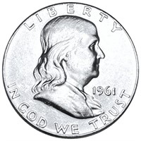 1961 Franklin Half Dollar UNCIRCULATED