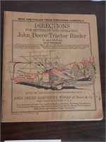 1937 owner's manual and parts list PTO binder 93