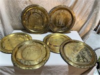 Lot of Brass Plates