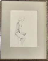 NICE MARJORY DONALDSON SIGNED SKETCH