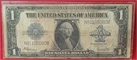 1923 One Dollar Horse Blanket Note
