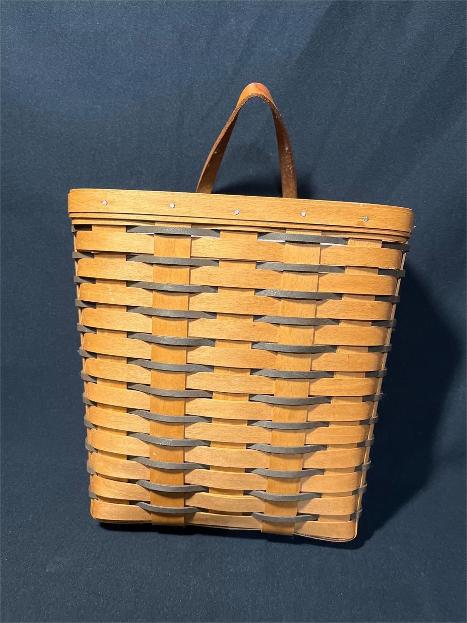 Longaberger basket with a protector.