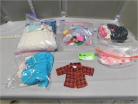 Doll clothes and accessories; per seller 1 package