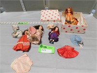 Per seller Nancy Ann Dolls, doll clothes and anoth