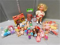 Wide assortment of vintage dolls and M&M collectib