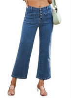 O759  FARYSAYS Wide Leg Jeans, High Waisted,