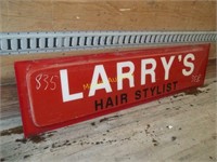 Larrys Hair Styling 1.5x6 sign face