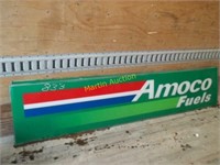 small Amoco Fuel sign face