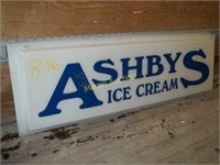 Ashbys ice Cream 2x6 sign face