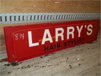 Larrys Hair Styling 1.5x6 sign face