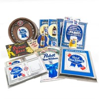 (11) Collection of Pabst Blue Ribbon Breweriana