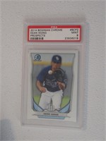 2014 BOWMAN CHROME KEAN WONG MINT 9 PSA