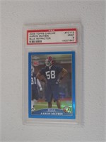 2009 TOPPS CHROME AARON MAYBIN RC MINT 9 PSA