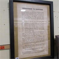 1944 ELECTIONS ACT FRAMED DIRECTION TO ELECTORS