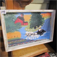 REPRO MAUD LEWIS PAINTING