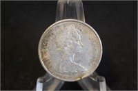 1968 Canada Silver 25 Cent Coin