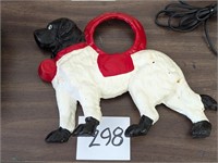 Cast Iron Dog Door Stop