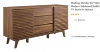 Modway Render 63" Mid-Century Modern TV Stand