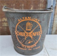 Vintage Schuetzenfest small bucket