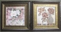 25.75" x 25.75" Framed Floral Art Board Prints