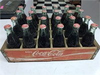 Coca Cola Crate with Coca Cola Bottles FULL