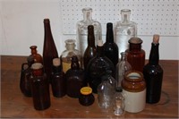 Selection of  Bottles in Plastic Crate