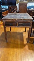 LARGE ORIENTAL SQUARE WORK TABLE