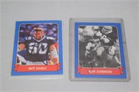 2 SIGNED FOOTBALL CARDS