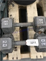 Pair of 20# weights