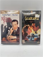 Lot of 2 VHS The Maltese Falcon, Casablanca