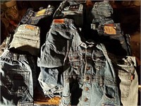 24 pair of assorted blue jean pants, shorts,