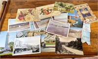 Vintage postcards Hill city and Murdo South