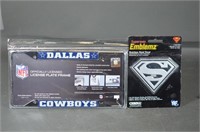 Dallas Cowboys License Plate Frame, Superman Decal