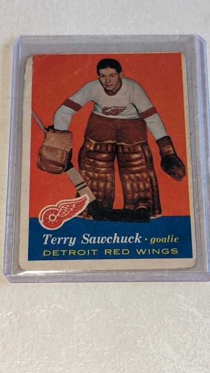 1957 58 Topps Terry Sawchuk #35