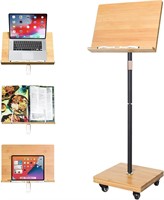 Rolling Book Holder Stand