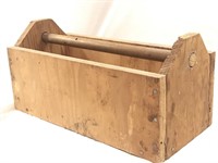 Wooden Carpenters Tool Box HANDMADE