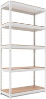 HOMEDANT 5 Tier Unit 35.9x16.2x71.3 White