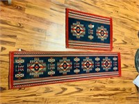 2pcs native american rugs