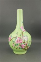 Chinese Famille Rose Porcelain Vase Yongzheng Mark