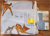 Bambi blanket and set of pillowcases