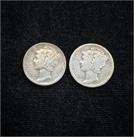 1931 & 1938 Mercury Dimes