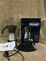 Delonghi coffee maker used heats up