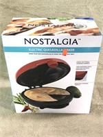 Nostalgia electric quesadilla maker working-used