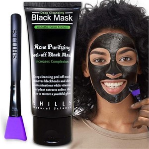 Sealed-SHILLS- Charcoal Black Mask