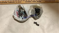 Bags of steel & lead balls