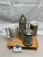 Olympia, Steins, and Plastic Handled Mugs