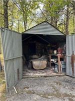 Storage Shed Content & Surrounding