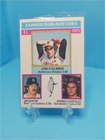 OF) 1975 ERA Leaders card